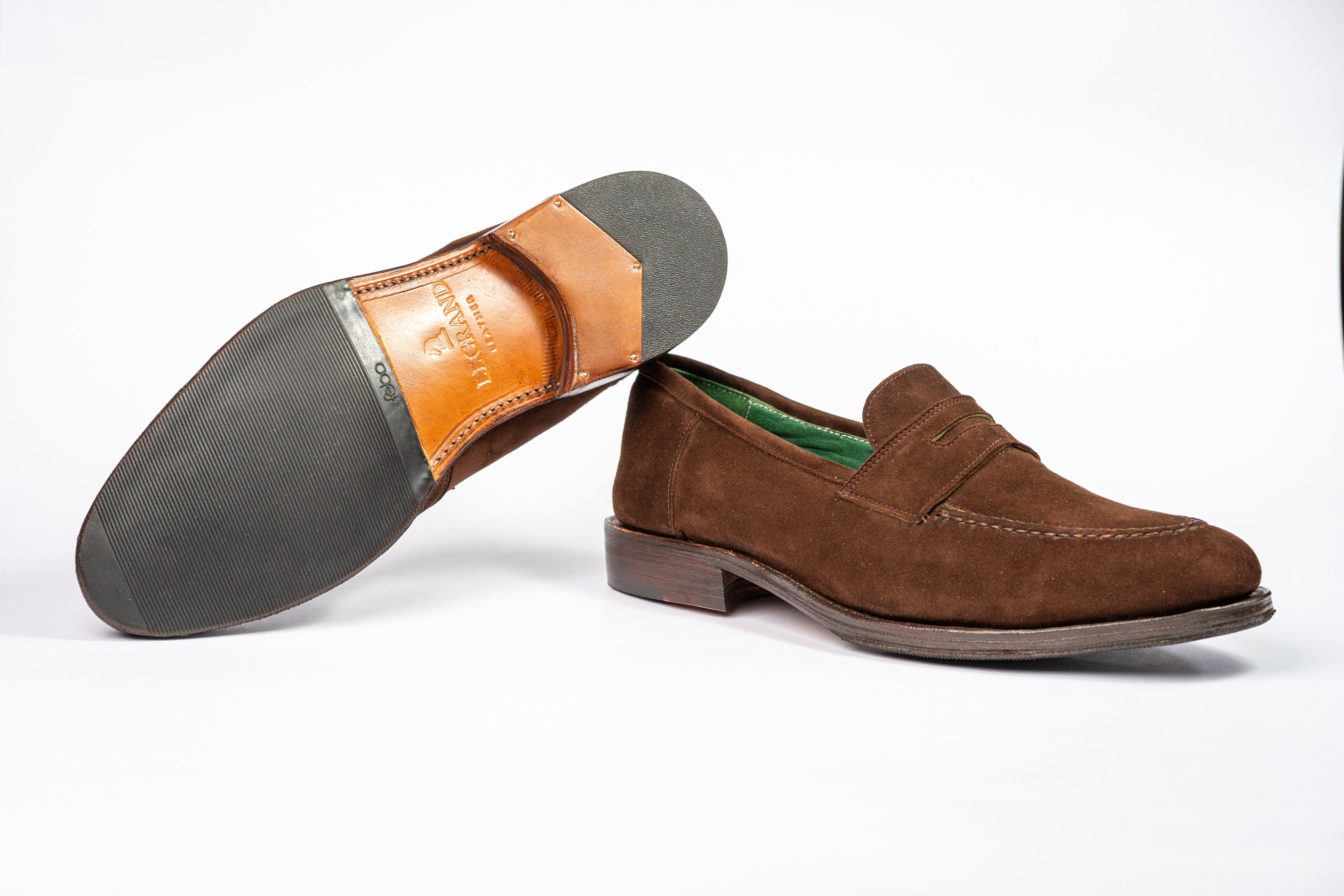 Penny Loafer - Camurça de Cabra Café