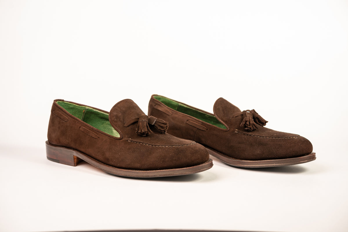 Tassel Loafer - Camurça de Cabra Café