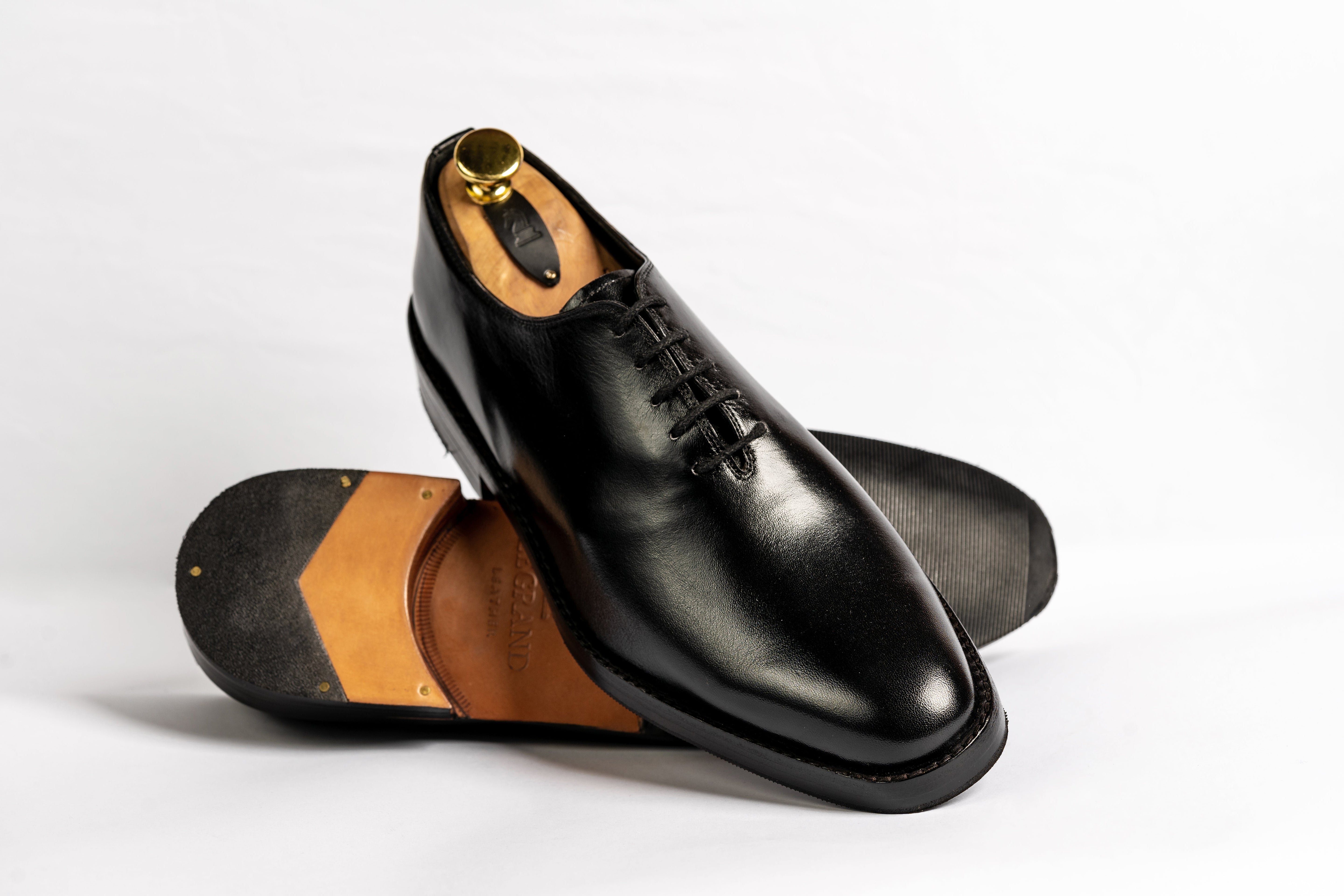 Oxford Wholecut - Cromo Alemão Preto