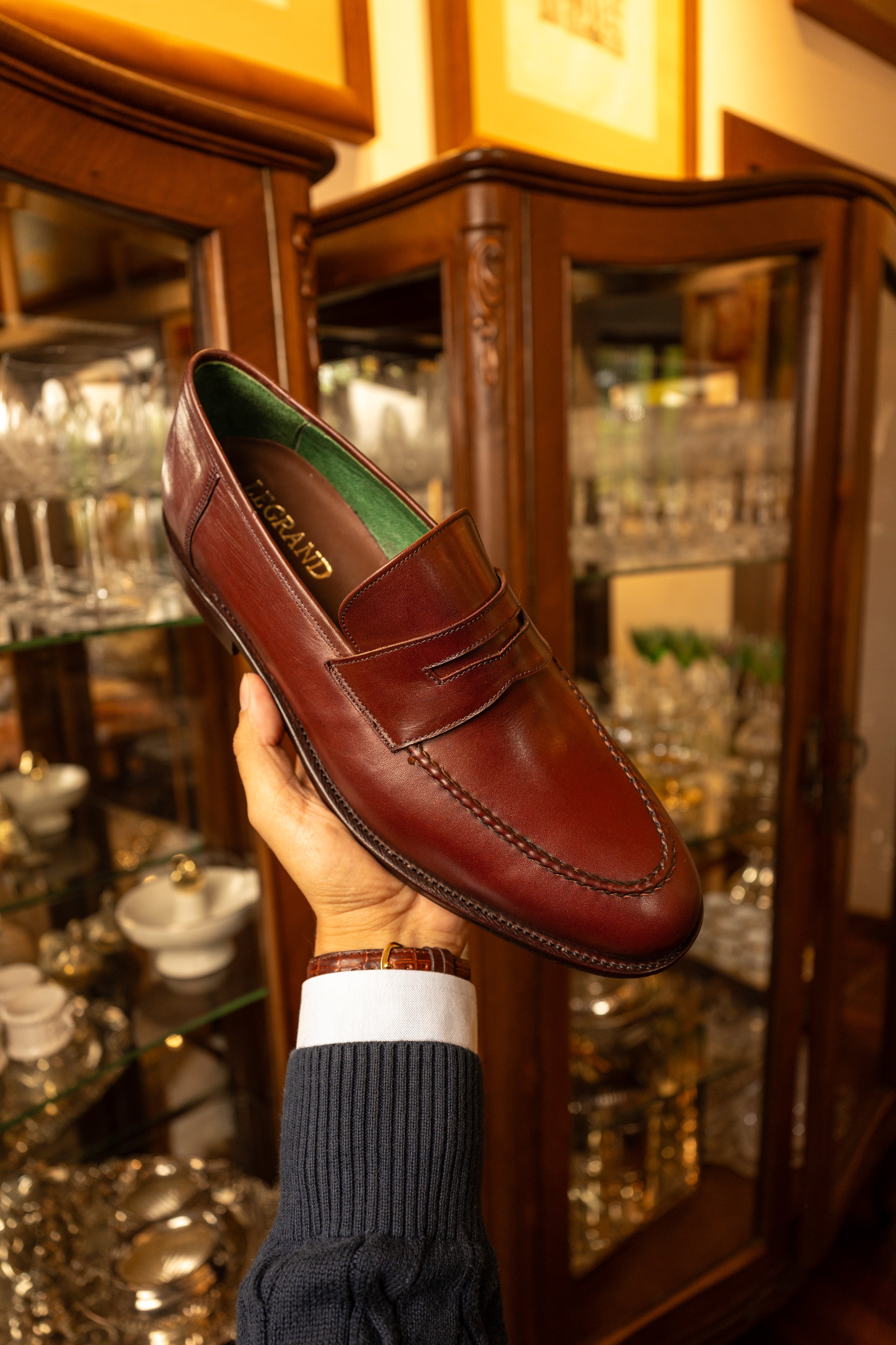 Penny Loafer - Cromo Alemão Vinho