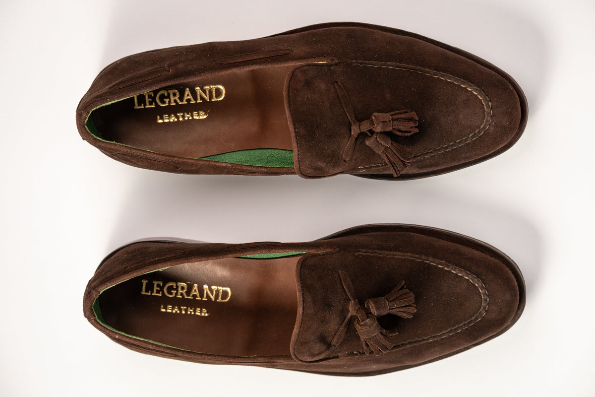 Tassel Loafer - Camurça de Cabra Café