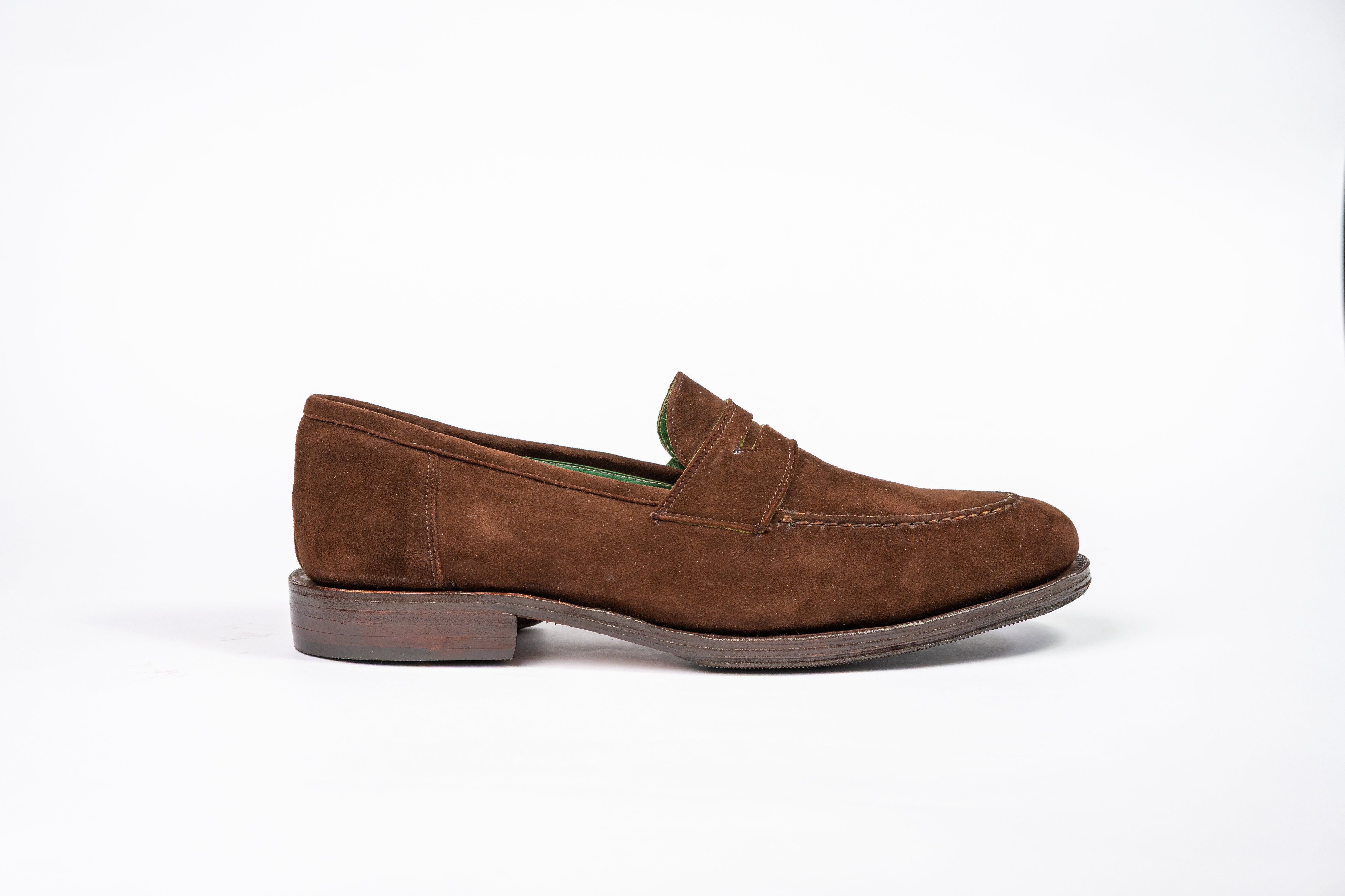 Penny Loafer - Camurça de Cabra Café