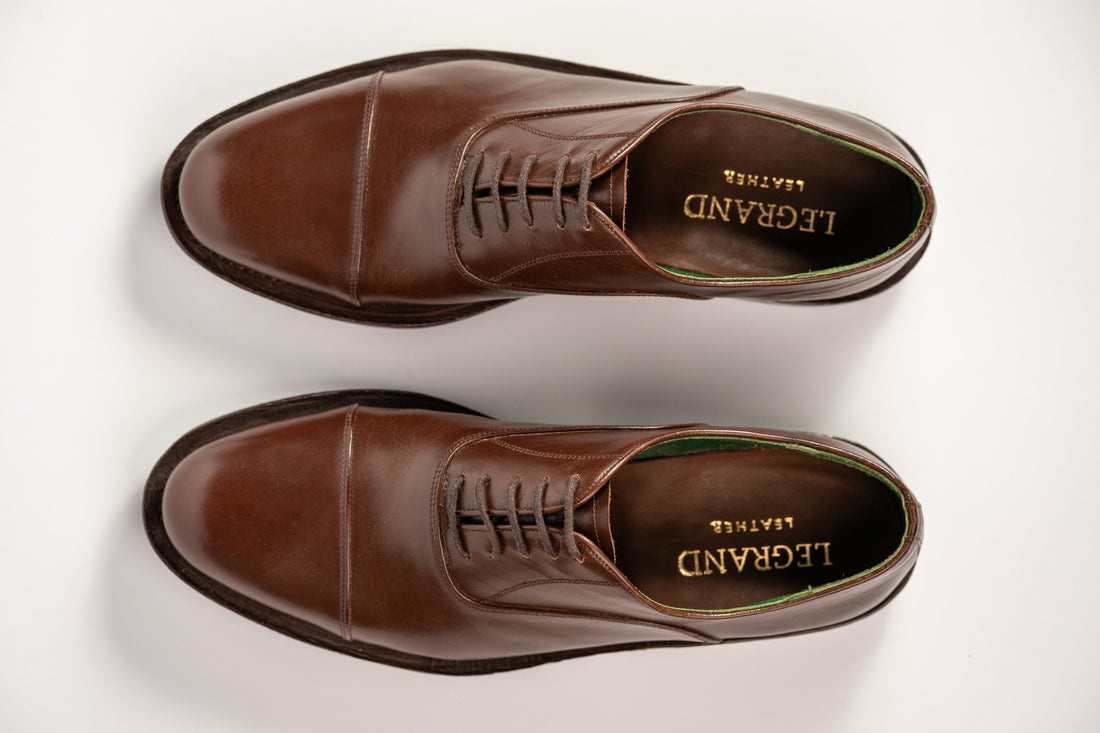 Oxford Cap Toe - Cromo Alemão Marrom