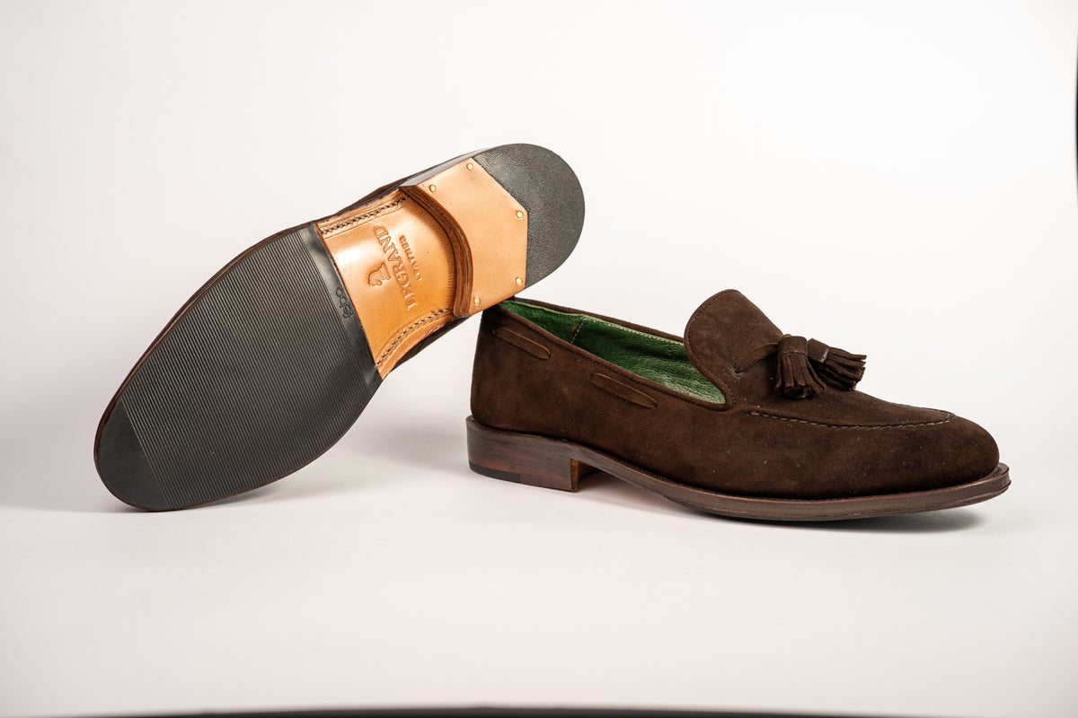 Tassel Loafer - Camurça de Cabra Café