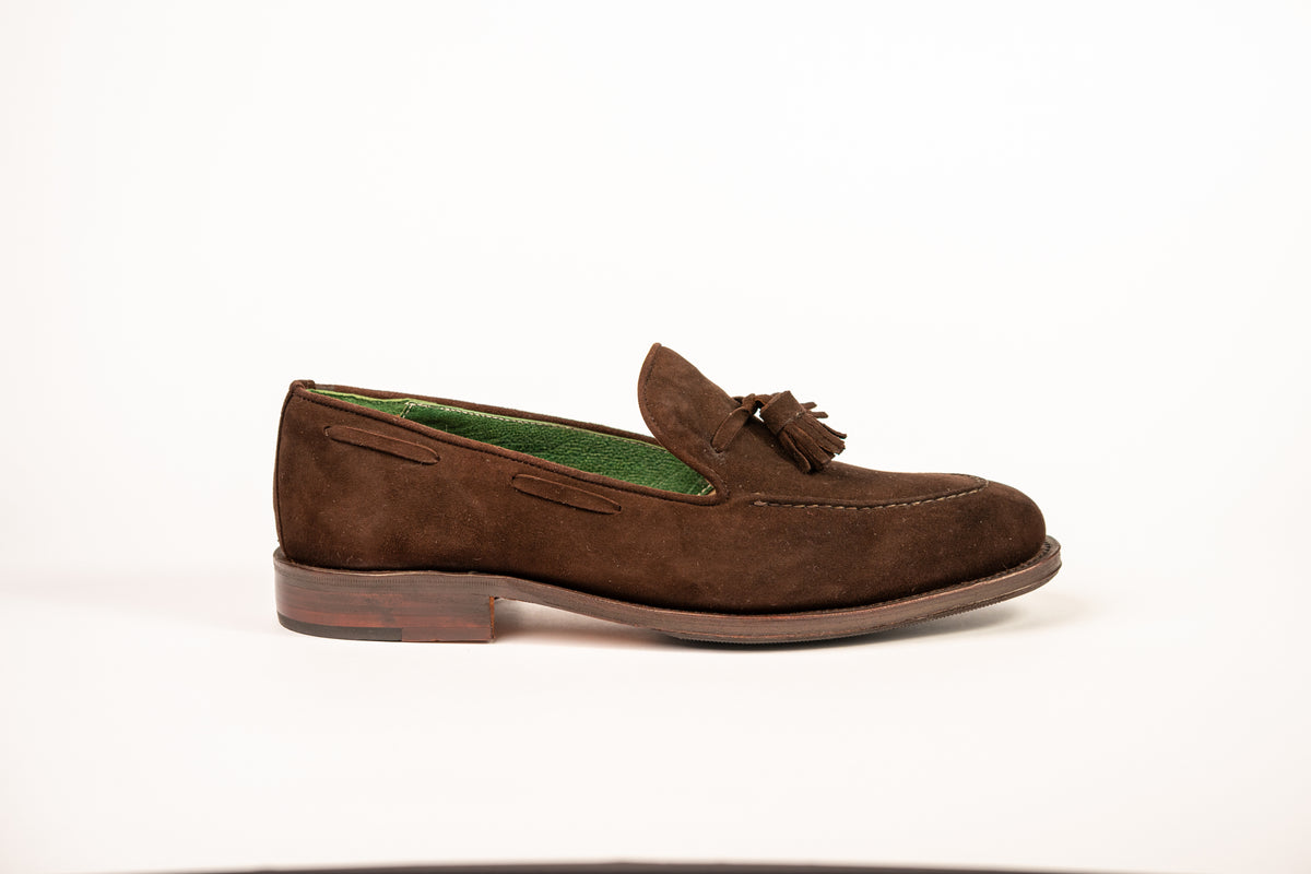Tassel Loafer - Camurça de Cabra Café