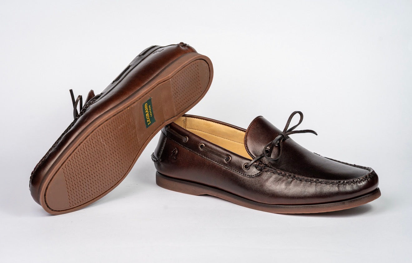 Camp Moc Sider - Marrom Médio – Legrand Leather®