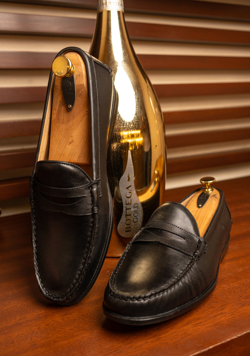Moon Penny Loafer - Preto